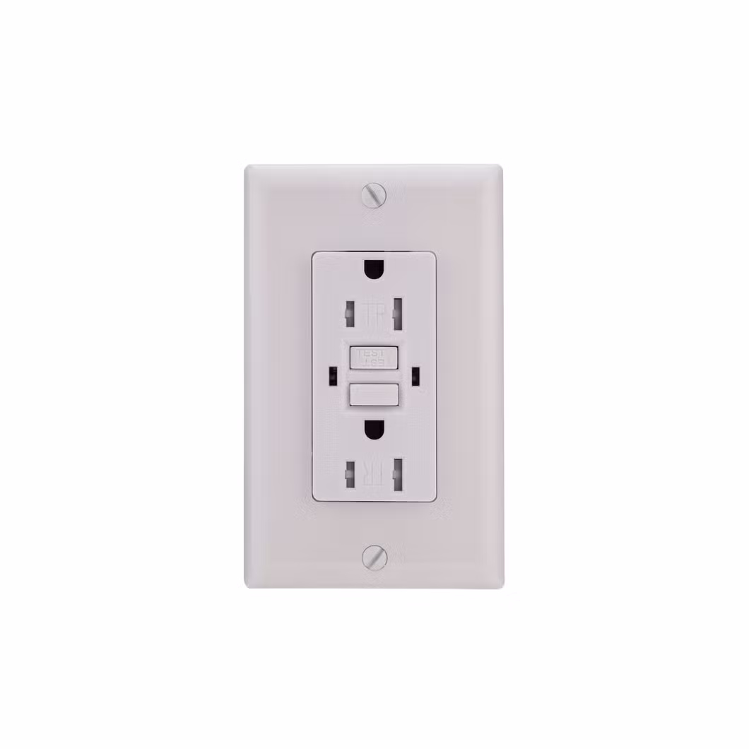 UL Approve 15AMP Tamper Resistant Self Test Gfi GFCI Receptacle with LED Indicator
