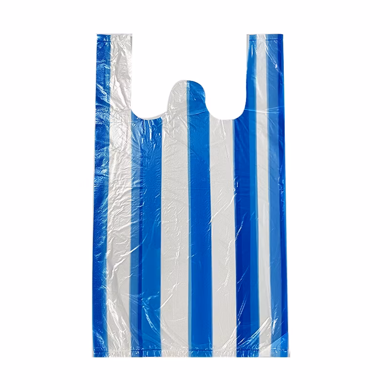 Biodegradable PE HDPE PLA Dog Poop Diaper Nappy Vest Food Packaging Drawstring Trash Rubbish Garbage Plastic T-Shirt Bag