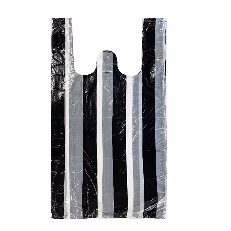 Biodegradable PE HDPE PLA Dog Poop Diaper Nappy Vest Food Packaging Drawstring Trash Rubbish Garbage Plastic T-Shirt Bag
