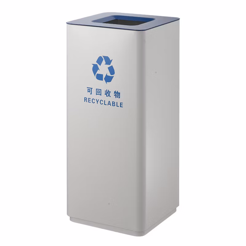 Portable Outdoor Steel Trash Garbage Bin Commercial Metal Dustbin Waste Bin Suppliers