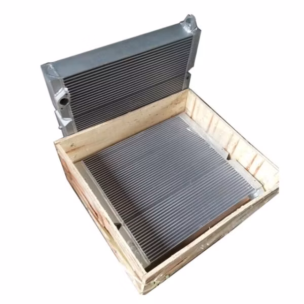 Screw Air Compressor Parts Oil Air Cooler Heat Exchanger Radiator