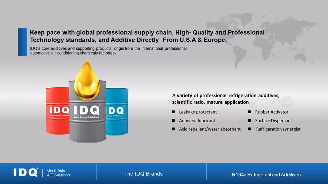 IDQ R-134a Refrigerant with Additive for HYBRID &amp; ELECTRIC VEHICLES in Various Packaging 340g