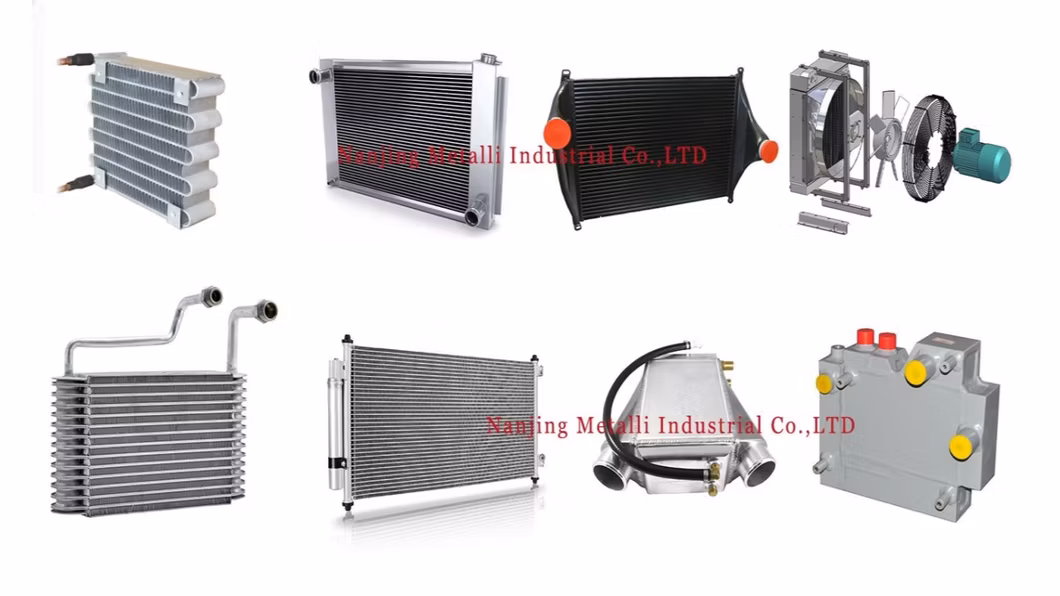 High Performance Aluminium Plate Fin Heat Exchanger Price Auto Radiator Intercooler