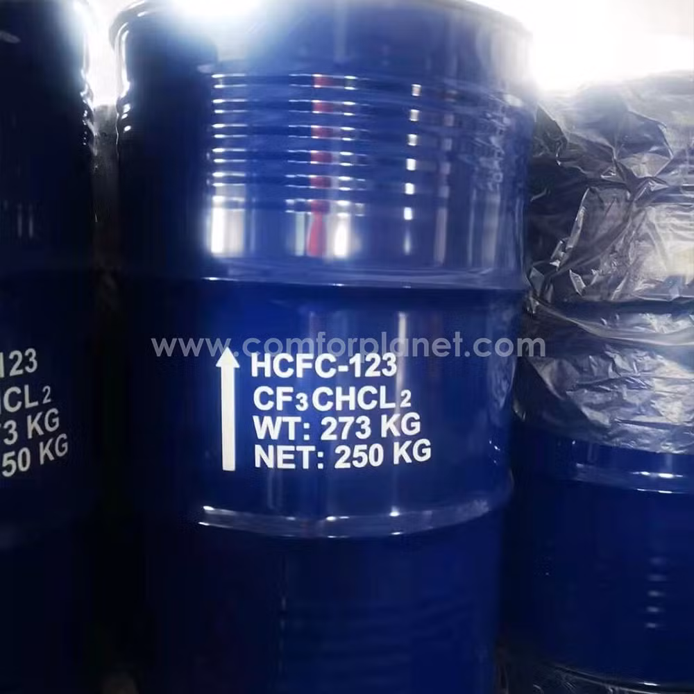 Comforplanet R123 Refrigerant 100kg 250kg for OEM Size