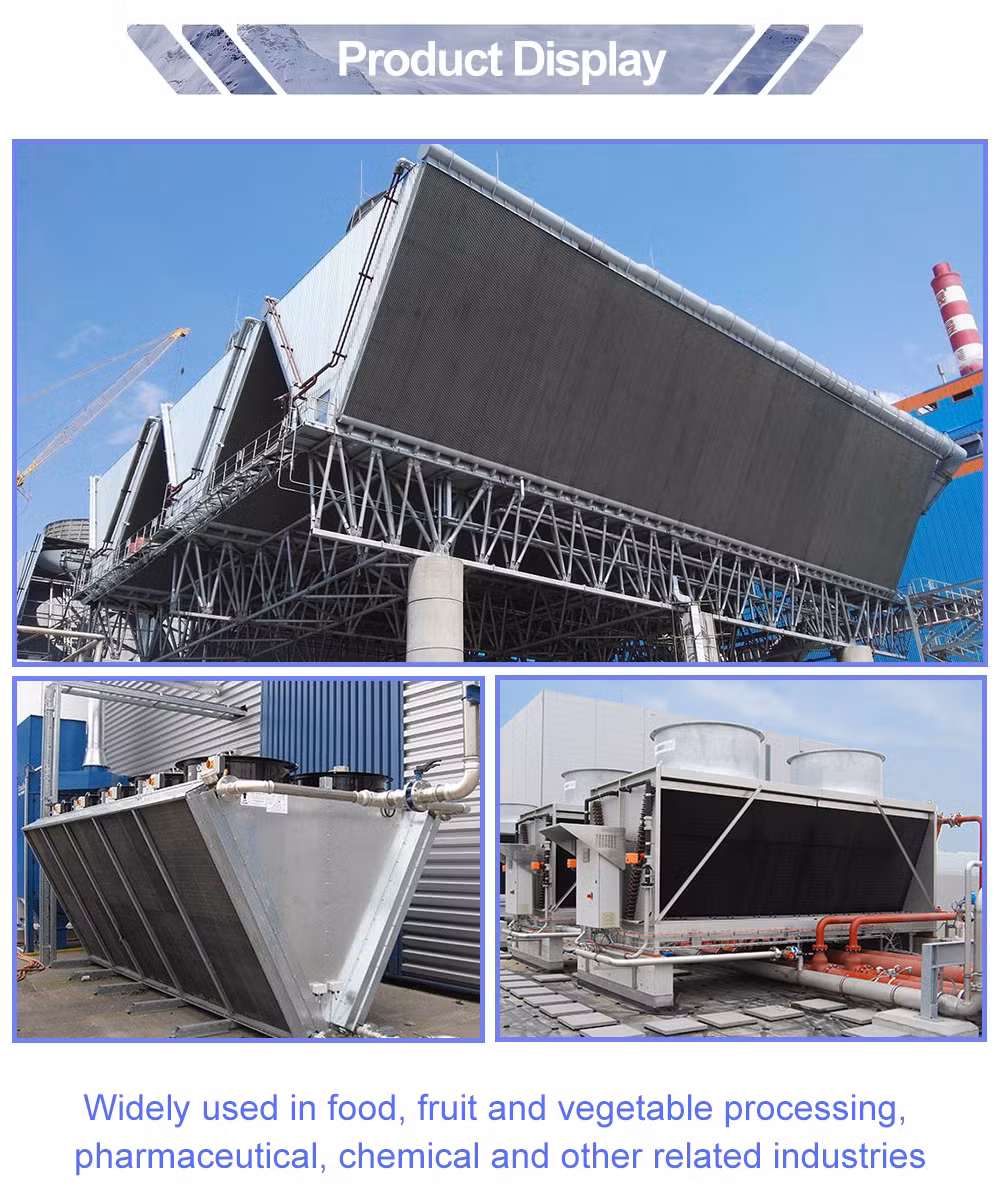 Finned Tube Industrial High Temperature Medium Cooled Air Cooled Heat Exchanger