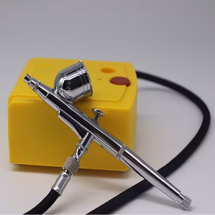 Airbrush with Compressor 0.3mm Spray Gun Airbrush Compressor Kit for Nail Airbrush for Model/Cake/Painting