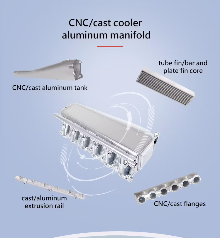 Aluminum Intercooler Cooling System for Audi A4 B8.5 A5