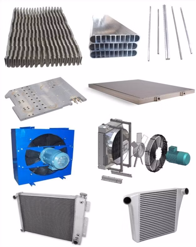 OEM Cab Aluminum Brazed Fin Car Water Radiator Heat Exchanger Core