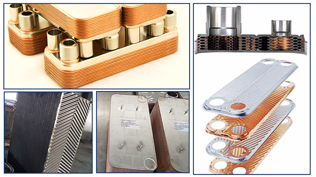 Water to Water Compact Brazed Plate Heat Exchanger 304/316L