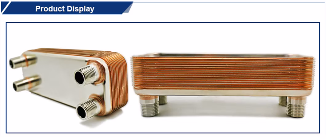 Water to Water Compact Brazed Plate Heat Exchanger 304/316L