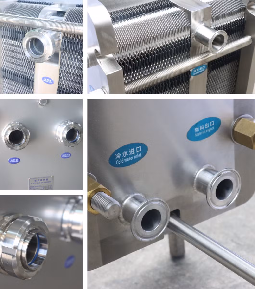 Stainless Steel Fin Tube Heat Brazed Plate Evaporator Exchanger
