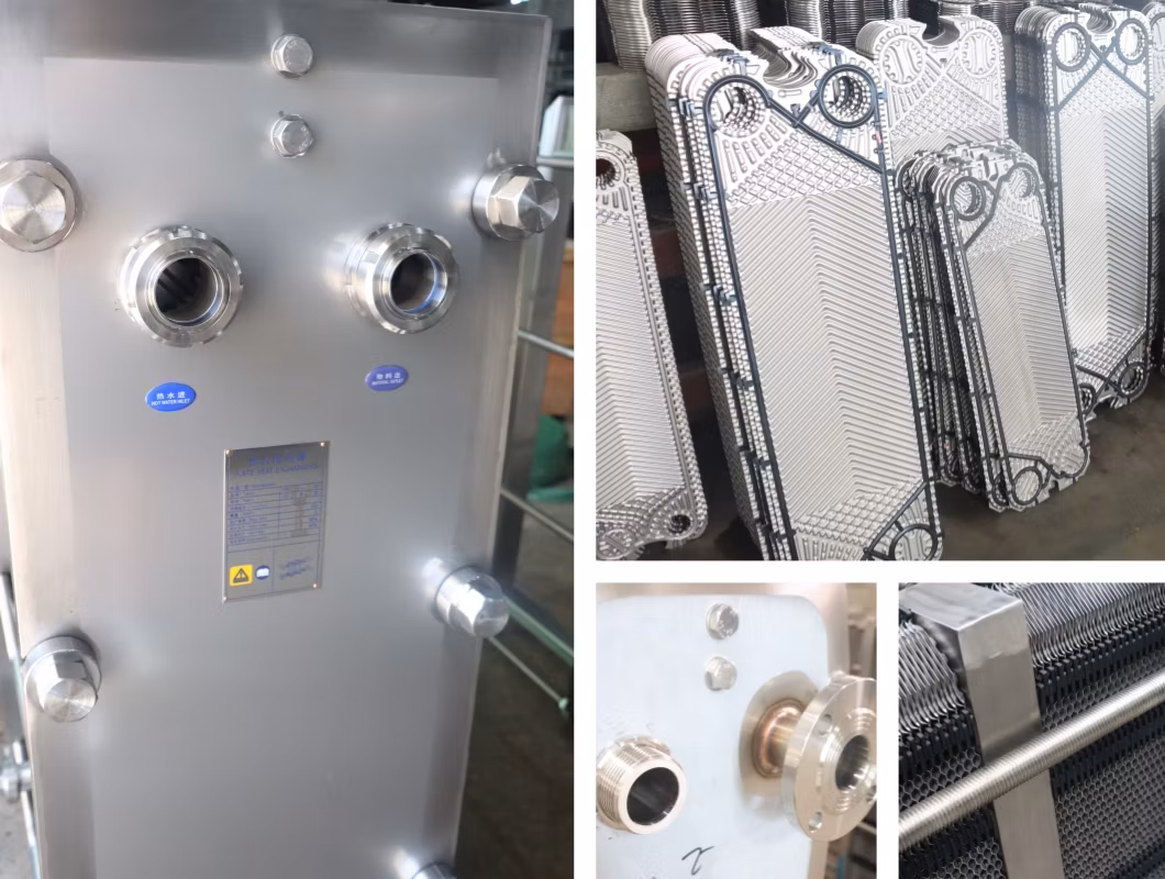 Stainless Steel Fin Tube Heat Brazed Plate Evaporator Exchanger