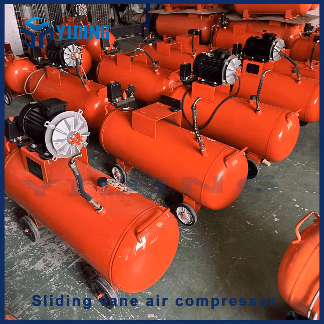 New 3kw 10bar Sliding Vane Air Cooling Direct Driven Compressed Machine Compressor