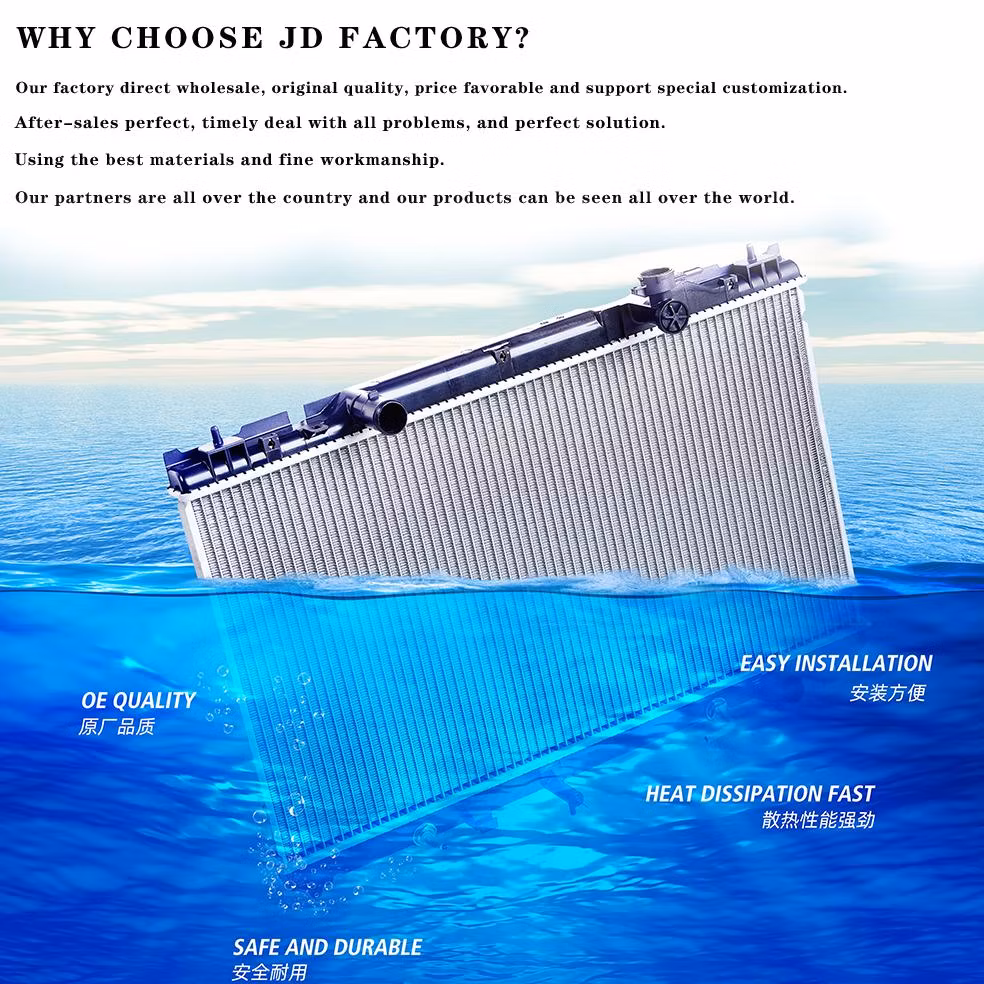 Auto Spare Parts Engine Cooling System Motor Vehicle Radiator for Hino Ranger Fdijjda J08c 1999-Mt OEM 16090-6040