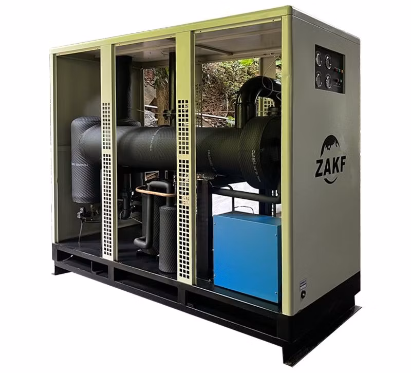 440V 50Hz Industrial R134A R407c R410A Compressed Dryers Supplier Heat Exchanger Water Cooling Cooled Refrigerated Air Dryer