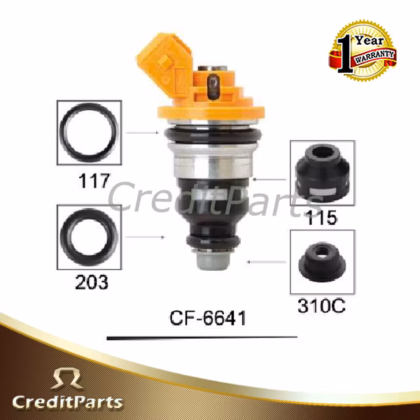 CF-6641 Credit Parts Fuel Injector Service Kits for Gasoline Electric Fuel Injector Nozzles