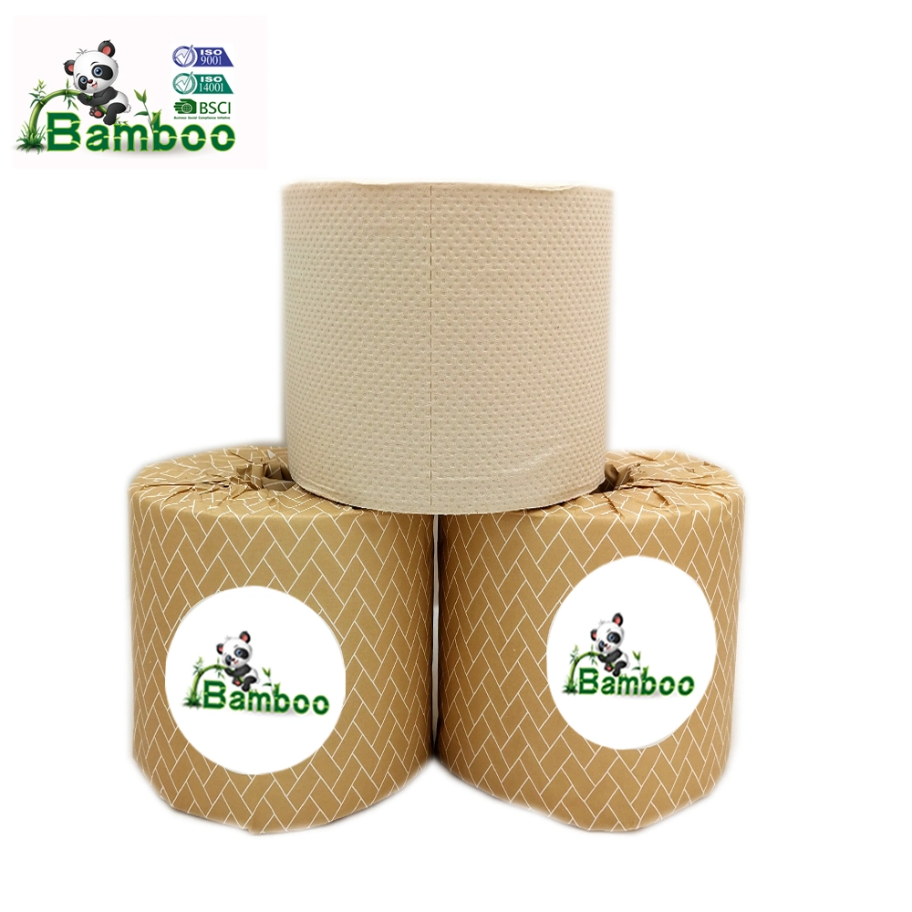 Factory Wholesale Custom Eco-Friendly Bamboo Pulp Toilet Paper Tissue Paper