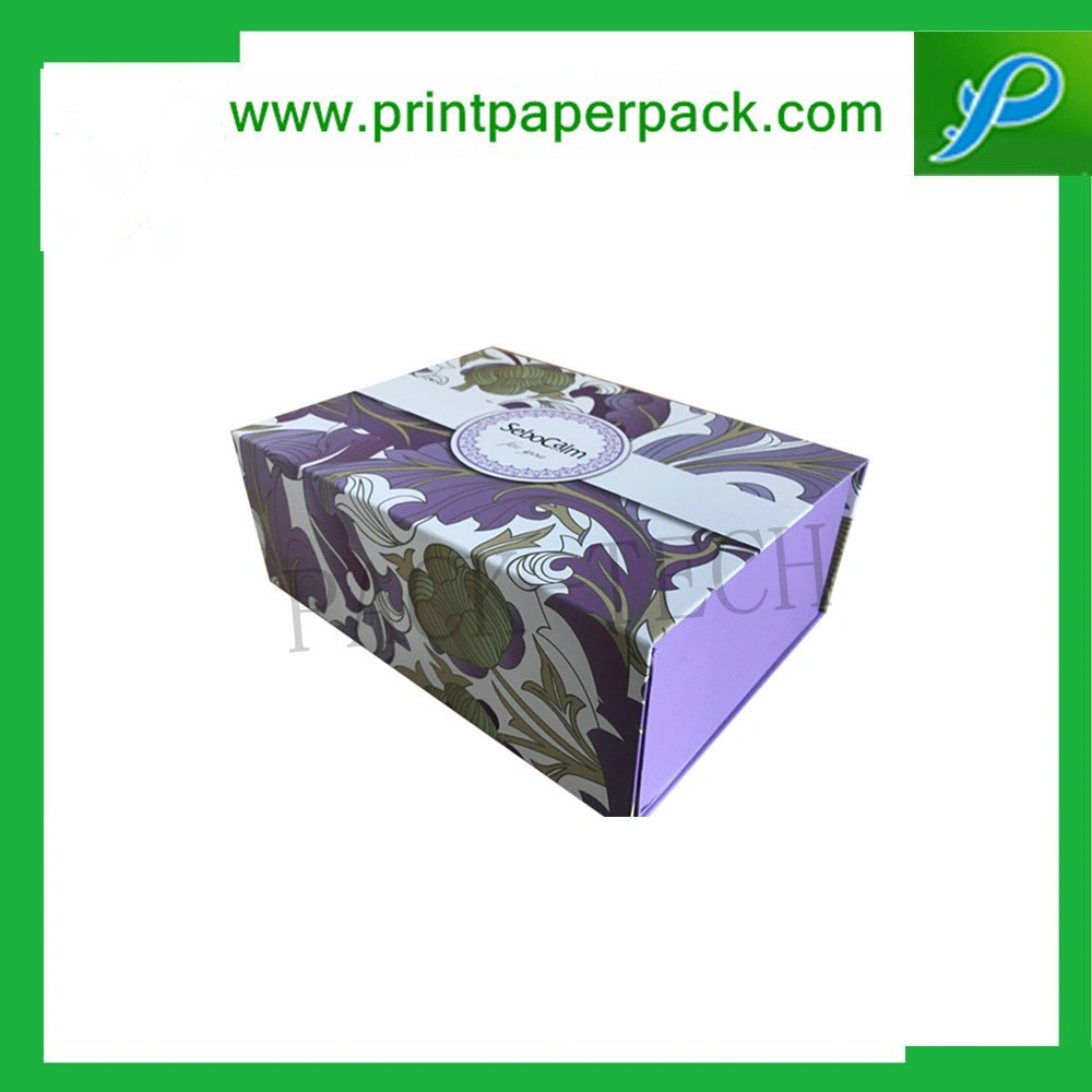 Luxury Paperboard Book Style Packaging Box Cardboard Magnetic Rigid Packing Box for Gift