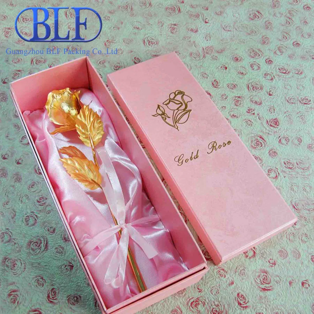 Top and Base Type Hot Stamping Paper Cardboard Jewelry Box (BLF-GB033)