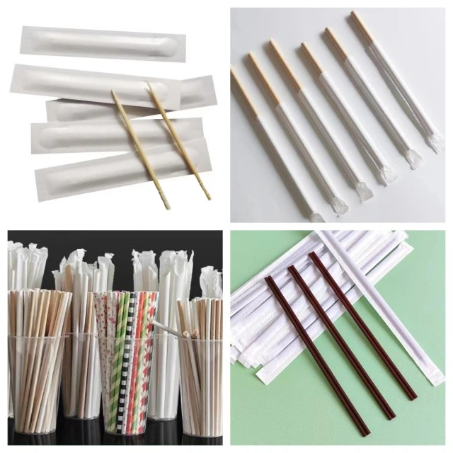 Drinking Straw Wrapping Paper Eco Friendly Biodegradable Disposable Paper Straws