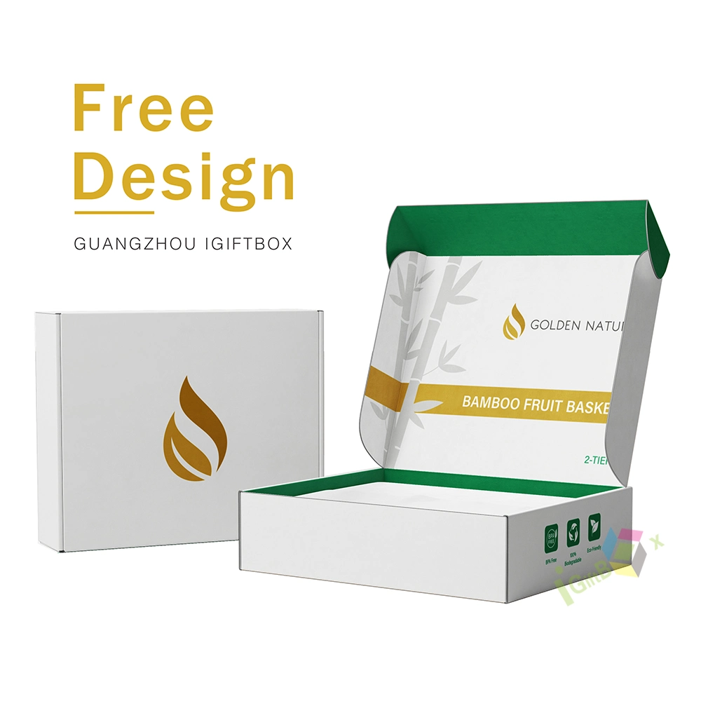 Customize Logo Print Large and Small Clothing Mailer Box Kraft Corrugated Packaging Shipping Box