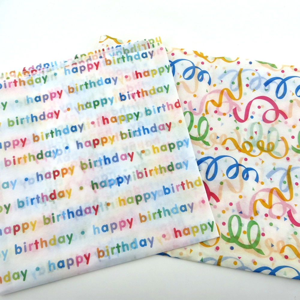 China Wholesale Tissue Paper Wrapping Gifts 17GSM Eco Friendly Wrapping Paper Customized Color