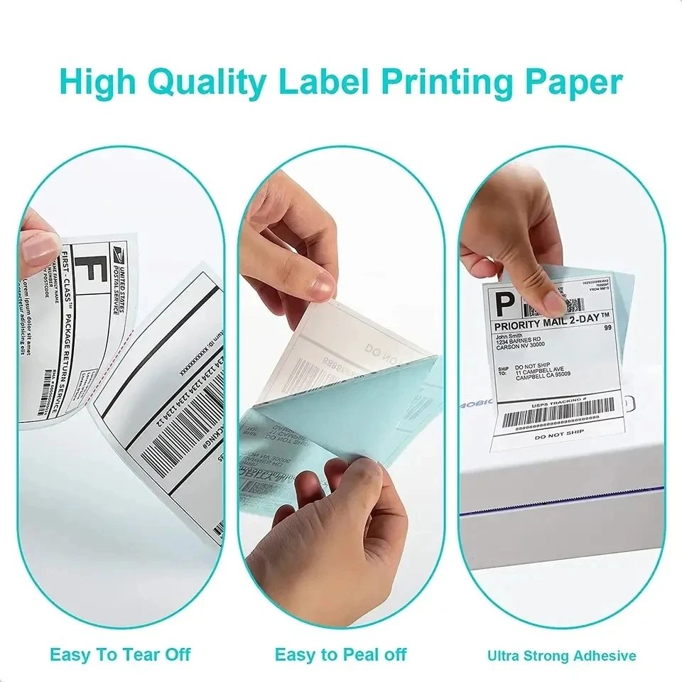 China Manufacturer Wholesale Thermal Label Roll Compatible 4 X 6 Shipping Labels