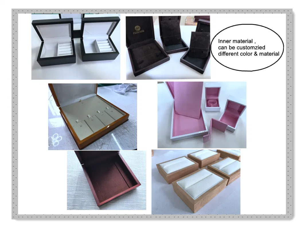 Small Delivery Wood Ring Packaging Box Piano Glossy Wooden Jewelry Gift Package Box