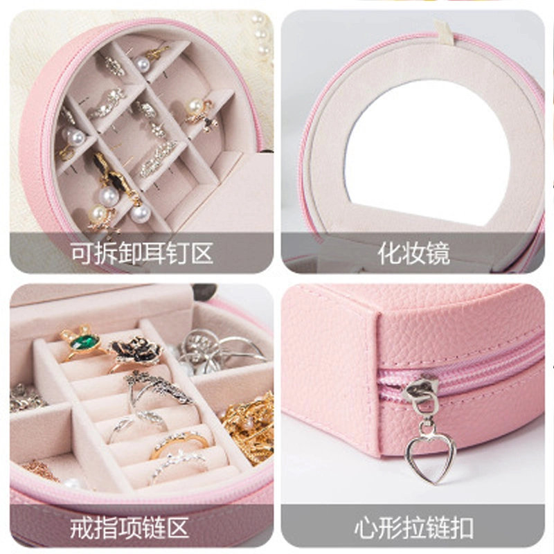 Semicircular Jewellery Display Box Leather Luxury Jewelry Storage Box