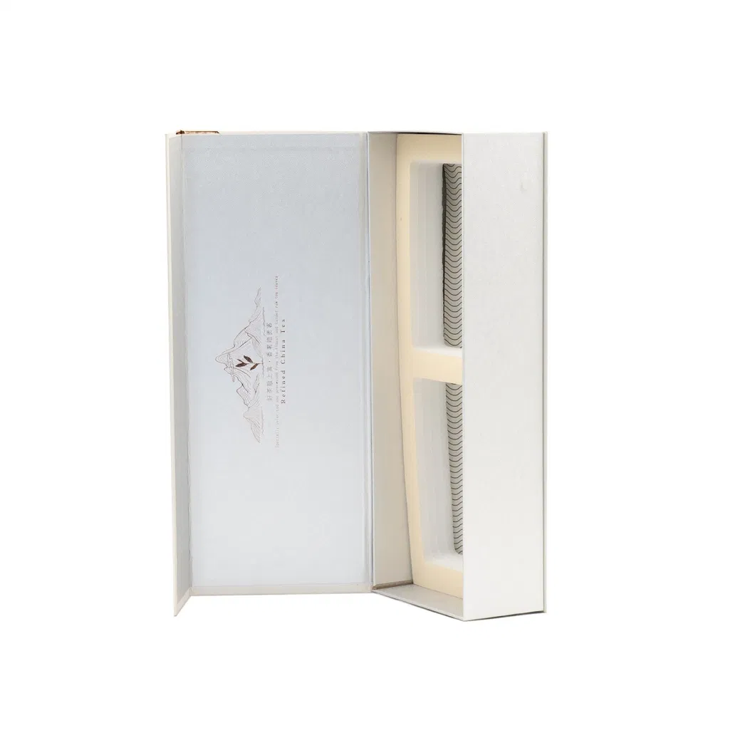 Book Shaped Rigid Cardboard Foldable Gift Box with Magnetic