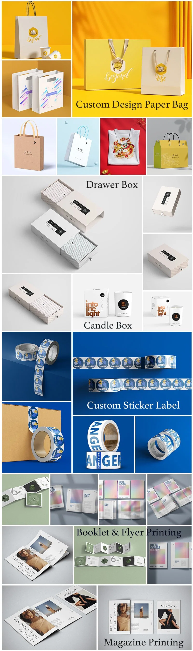 Custom Wholesale Incense Candle Set Gift Box Cardboard Box with Insert