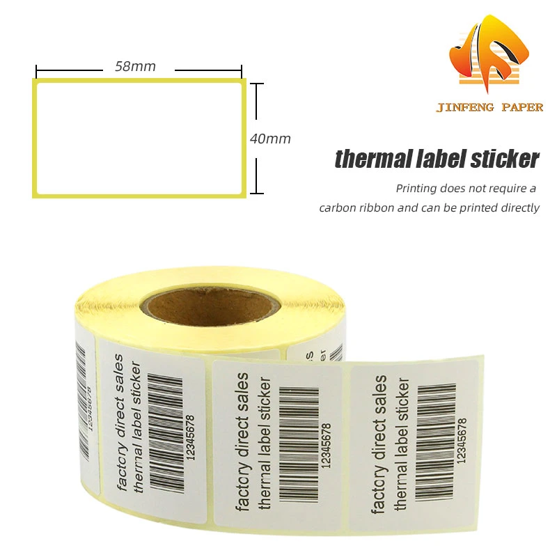 White Label Products Integrated Label Shipping Label 2.25 X 1.25 Thermal Printer Waterproof Sticker Paper Roll