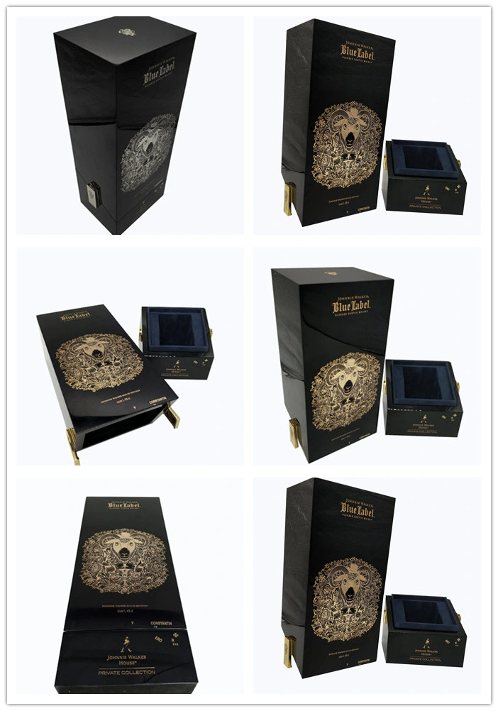 High Quality Wooden Gloss Painted Gift Box Wine Packaging Box