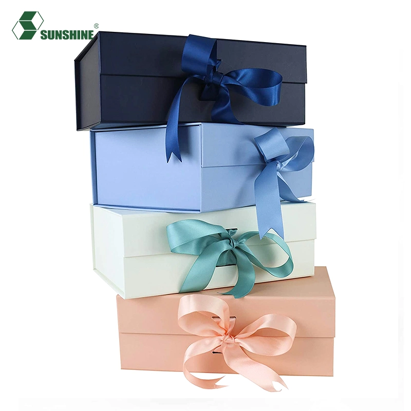 Wholesale Custom Luxury Book Shaped Packaging Right Foldable Wholesale Paper Gift Box with Magnetic Style