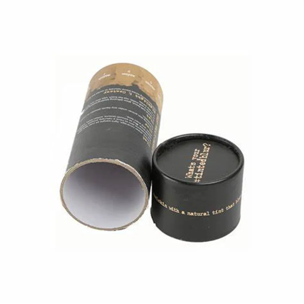 Hot Sale Small Round Wholesale Cylinder Box Custom Lipstick Cylinder Paper Cosmetics Paper Tube Incense Cylinder Box