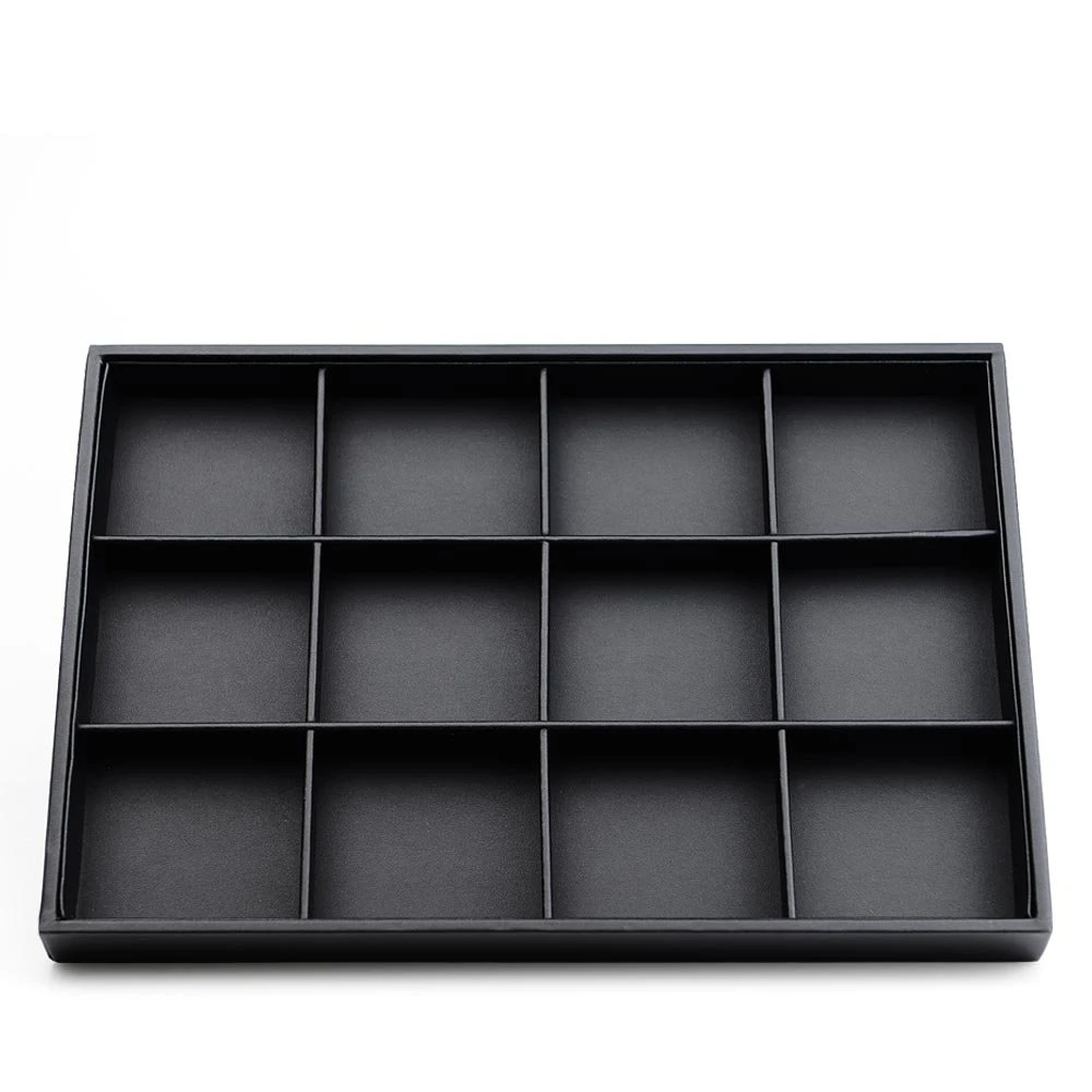 PU Leathers Earring Ring Necklace Display Storage Case Jewelry Organizer for Women