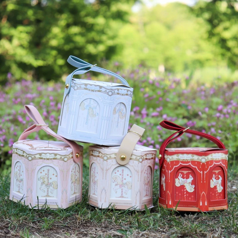 White Color Mini Round Cylinder Food Cake Paper Box for Flowers Cookie