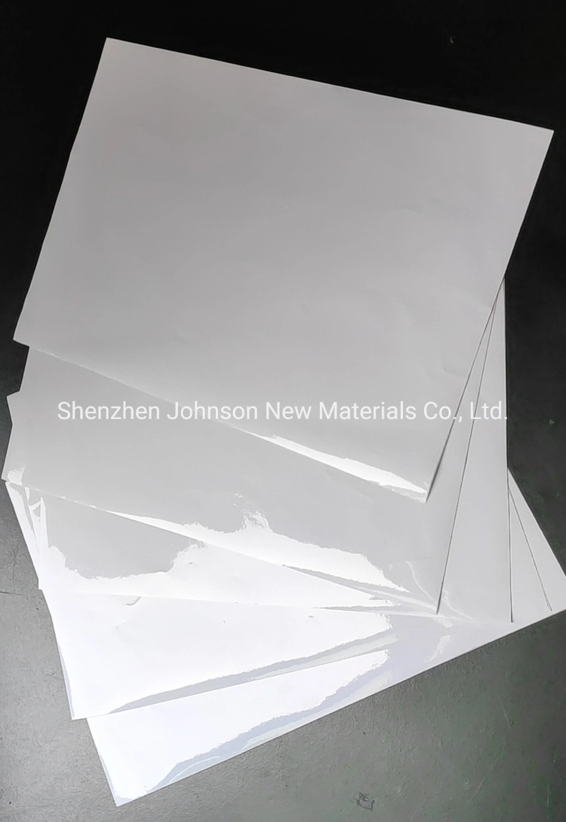 Johnson Wholesale Customized Labels Hot Melt Semigloss Self Adhesive Sticker Paper Roll