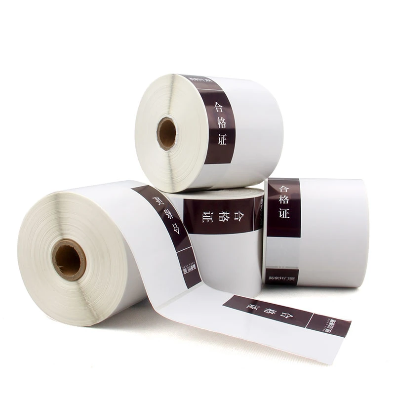 White Label Products Integrated Label Shipping Label 2.25 X 1.25 Thermal Printer Waterproof Sticker Paper Roll