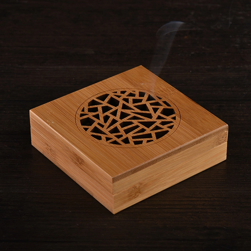 Custom Engraved High Quality Home Office Handmade Joss Stick Box Incense Burner