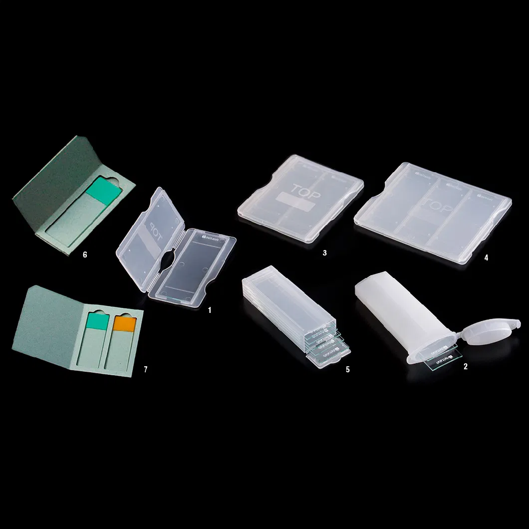 Rongtai Double Slide Mailer Manufacturers Cardboard Microscope Slide Mailers China Lab PP Material Plastic Mailers