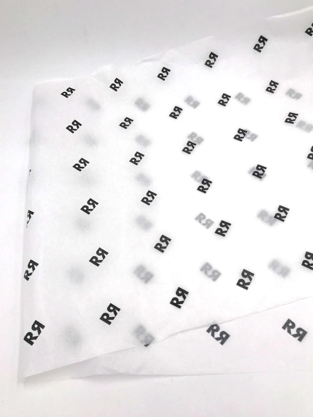 Gold White Black Tissue Wrapping Paper 17GSM