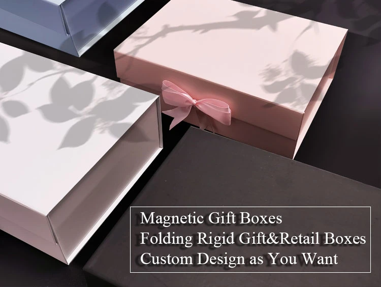 Custom Printed Cosmetic Rigid Paper Big Boxes Personalized Gift Packaging Box for Valentine Wedding Perfume Necklace Jewelry Cosmetics