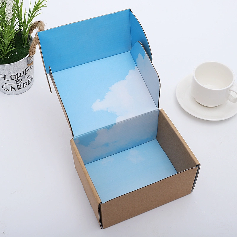 Corrugated Cardboard Shoes Clothes Gift Packaging Carton Gift Mailer Box Mailer