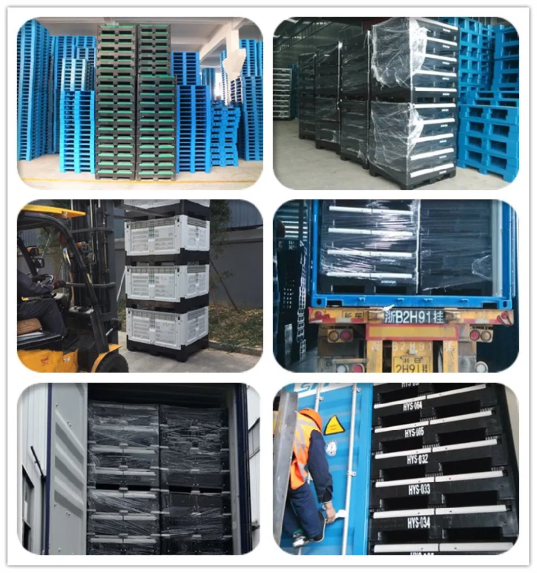 700L Hygiene Folding Plastic Pallet Box for Fruit