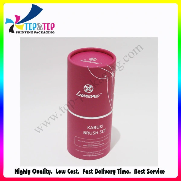 Custom Lid Type Paper Round Cylinder Gift Box for Cosmetic/Perfume Packaging