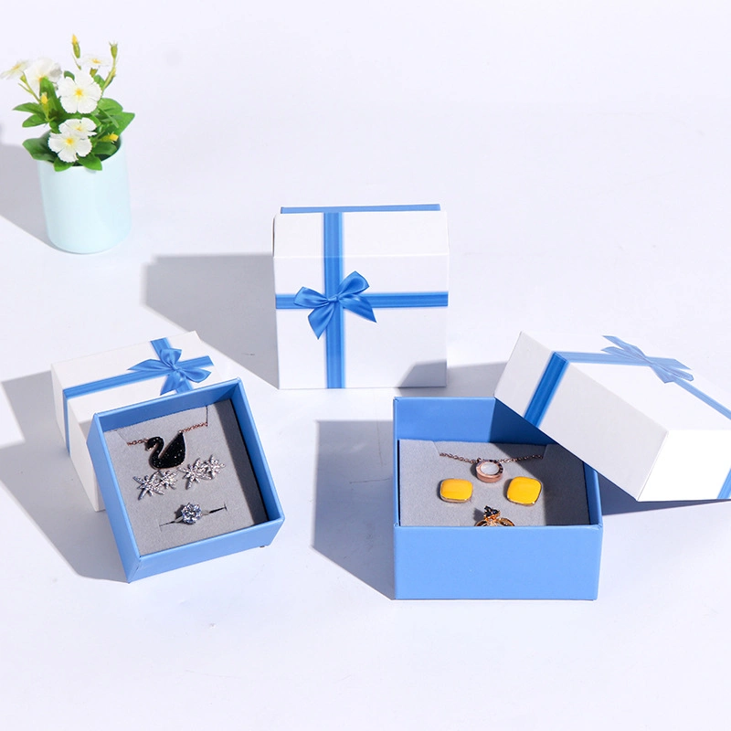 Personalised Design Cardboard Paper Gift Custom Logo Jewelry Gift Box