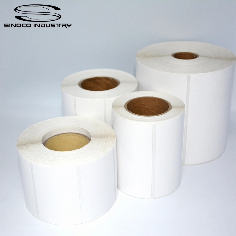 Customized Blank Waterproof Printing Materials Coated Paper Thermal Label Roll Sticker