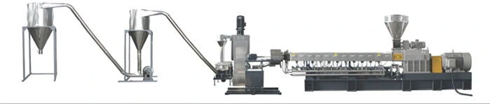 CaCO3 /Talc +PP PE EVA +Additives Plastic Compounding Pelletizing Machine