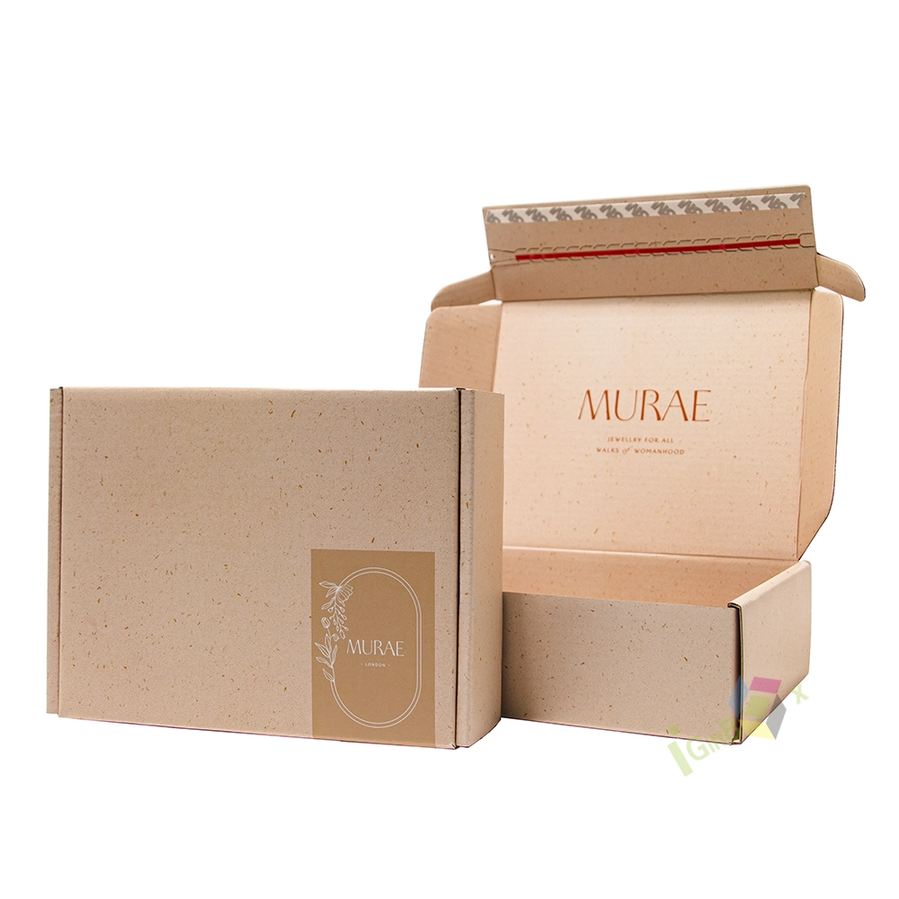 Customize Logo Print Large and Small Clothing Mailer Box Kraft Corrugated Packaging Shipping Box